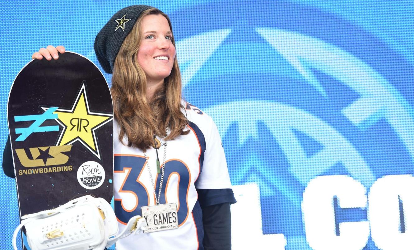 Arielle Gold on the X Games podium
