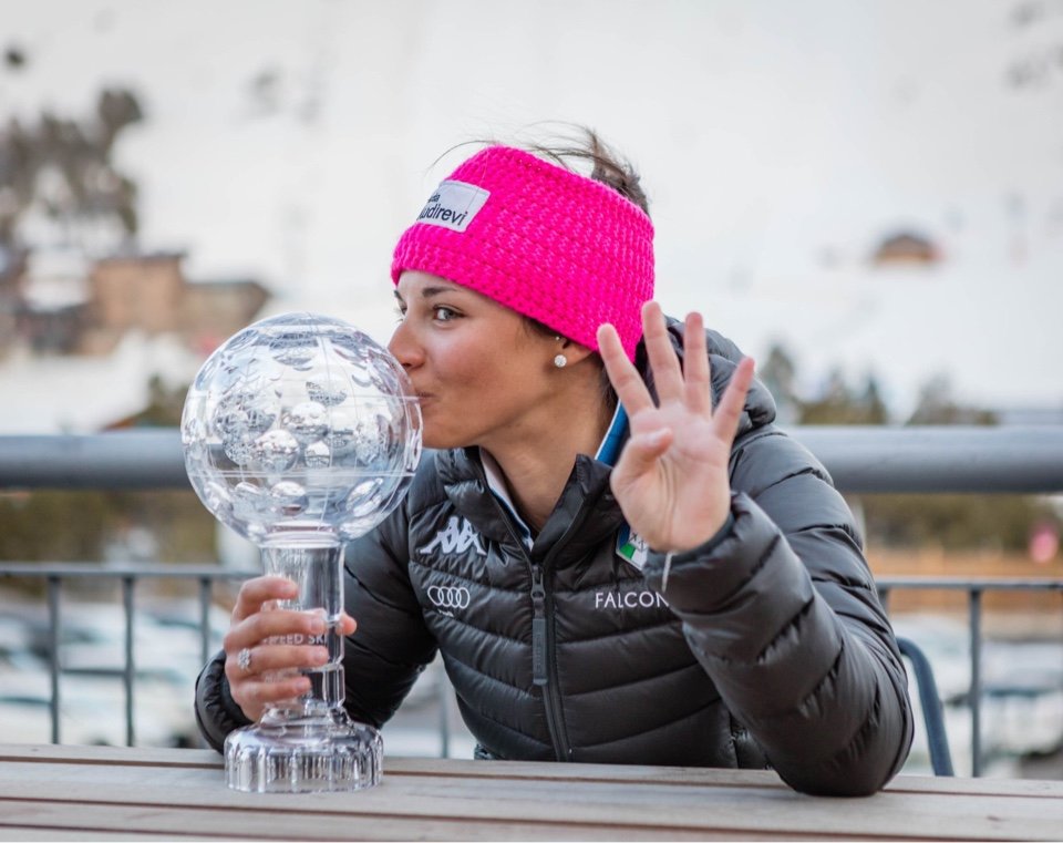 Valentina Greggio World Speed Skiing Crystal Globe winner